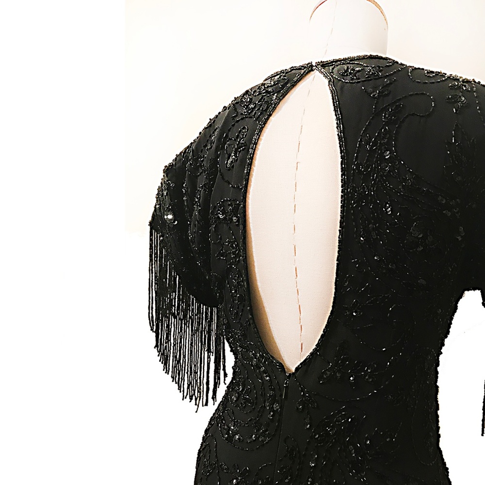 ❤️SOLD❤️VTG Stunning Beaded Party Dress - Picture 5 of 8